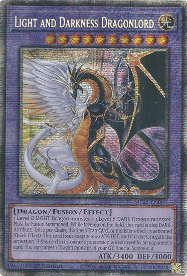 Light and Darkness Dragonlord - MP25-EN009 - Starlight Rare 1st Edition