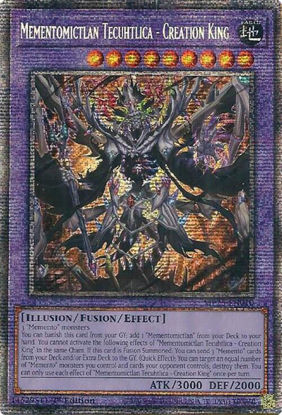 Mementomictlan Tecuhtlica - Creation King - MP25-EN010 - Starlight Rare 1st Edition