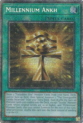 Millennium Ankh - MP25-EN011 - Starlight Rare 1st Edition