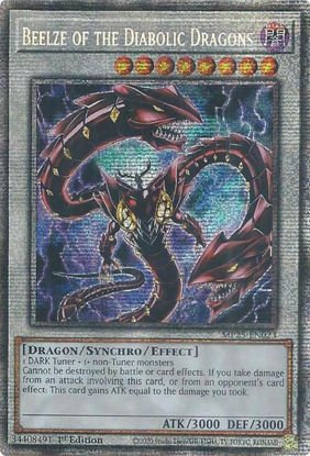 Beelze of the Diabolic Dragons - MP25-EN023 - Starlight Rare 1st Edition