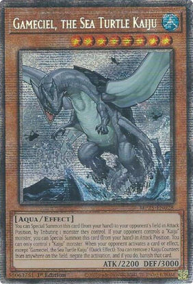 Gameciel, the Sea Turtle Kaiju - MP25-EN028 - Starlight Rare 1st Edition