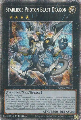 Starliege Photon Blast Dragon - MP25-EN034 - Starlight Rare 1st Edition