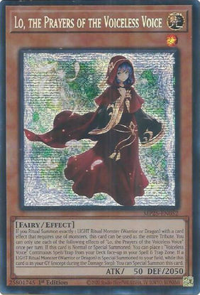 Lo, the Prayers of the Voiceless Voice - MP25-EN052 - Starlight Rare 1st Edition