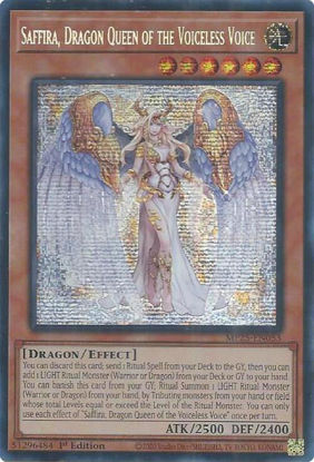 Saffira, Dragon Queen of the Voiceless Voice - MP25-EN053 - Starlight Rare 1st Edition