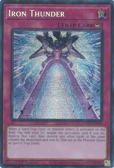 Iron Thunder - MP25-EN058 - Starlight Rare 1st Edition