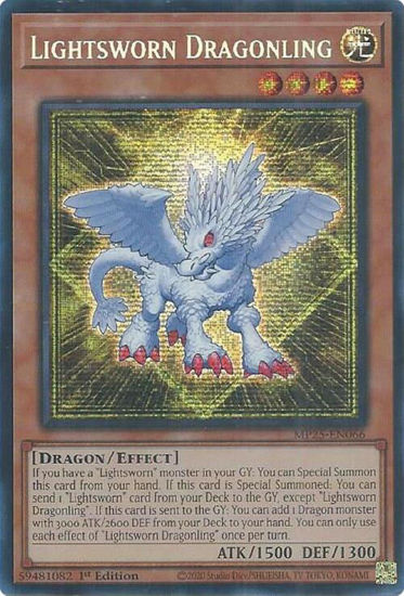 Lightsworn Dragonling - MP25-EN066 - Starlight Rare 1st Edition