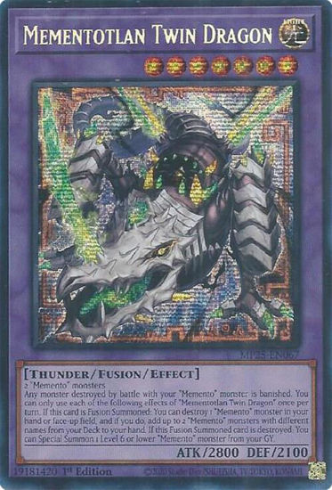 Mementotlan Twin Dragon - MP25-EN067 - Starlight Rare 1st Edition