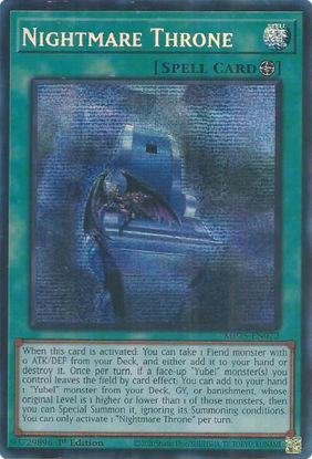 Nightmare Throne - MP25-EN072 - Starlight Rare 1st Edition