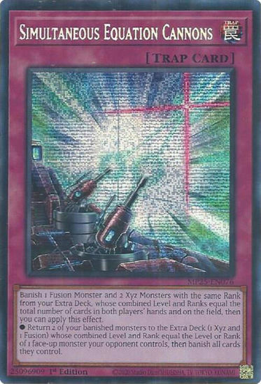 Simultaneous Equation Cannons - MP25-EN076 - Starlight Rare 1st Edition