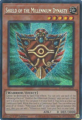 Shield of the Millennium Dynasty - MP25-EN078 - Starlight Rare 1st Edition