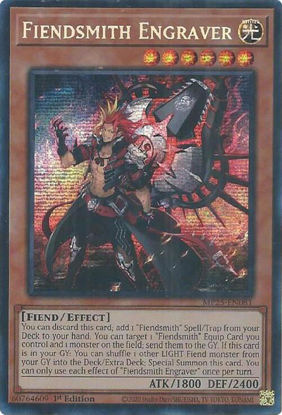 Fiendsmith Engraver - MP25-EN081 - Starlight Rare 1st Edition
