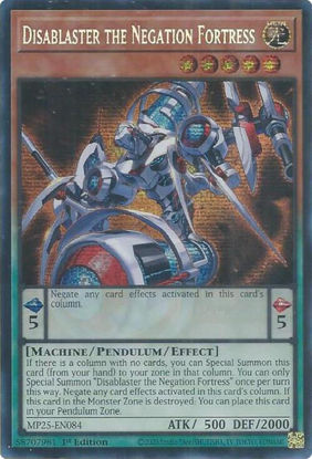 Disablaster the Negation Fortress - MP25-EN084 - Starlight Rare 1st Edition