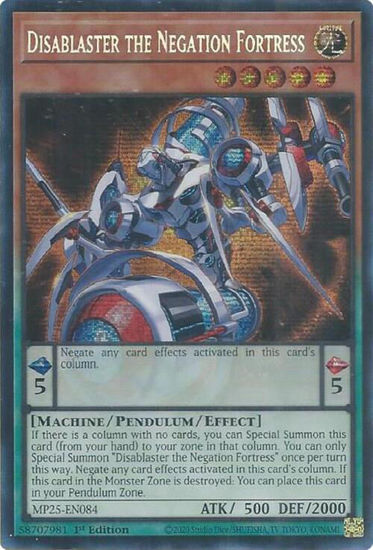 Disablaster the Negation Fortress - MP25-EN084 - Starlight Rare 1st Edition