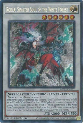 Rciela, Sinister Soul of the White Forest - MP25-EN087 - Starlight Rare 1st Edition