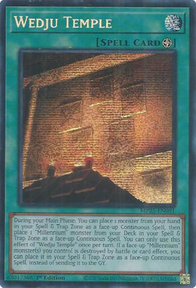 Wedju Temple - MP25-EN091 - Starlight Rare 1st Edition