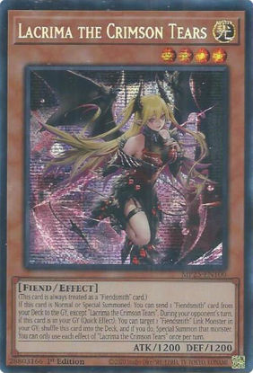 Lacrima the Crimson Tears - MP25-EN100 - Starlight Rare 1st Edition