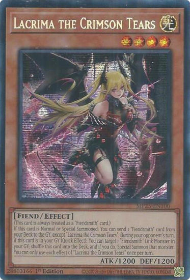 Lacrima the Crimson Tears - MP25-EN100 - Starlight Rare 1st Edition