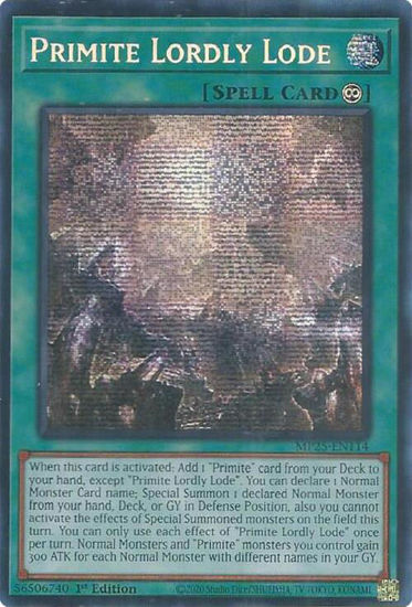 Primite Lordly Lode - MP25-EN114 - Starlight Rare 1st Edition