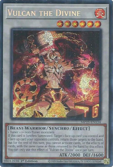 Vulcan the Divine - MP25-EN134 - Starlight Rare 1st Edition