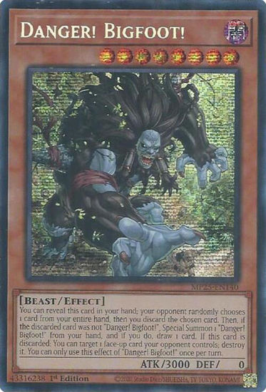 Danger! Bigfoot! - MP25-EN140 - Starlight Rare 1st Edition