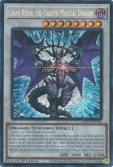 Chaos Ruler, the Chaotic Magical Dragon - MP25-EN150 - Starlight Rare 1st Edition