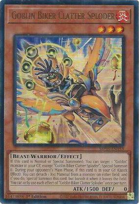 Goblin Biker Clatter Sploder - MP25-EN153 - Ultra Rare 1st Edition