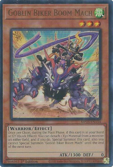 Goblin Biker Boom Mach - MP25-EN154 - Ultra Rare 1st Edition