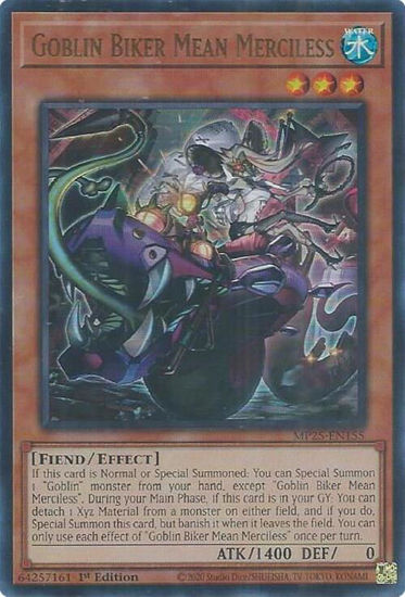 Goblin Biker Mean Merciless - MP25-EN155 - Ultra Rare 1st Edition