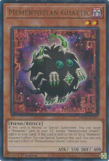 Mementotlan Ghattic - MP25-EN157 - Ultra Rare 1st Edition