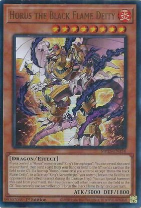 Horus the Black Flame Deity - MP25-EN158 - Ultra Rare 1st Edition