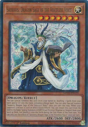 Sauravis, Dragon Sage of the Voiceless Voice - MP25-EN159 - Ultra Rare 1st Edition