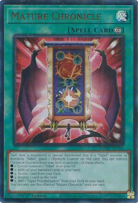 Mature Chronicle - MP25-EN166 - Ultra Rare 1st Edition