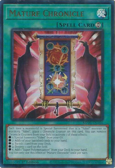 Mature Chronicle - MP25-EN166 - Ultra Rare 1st Edition