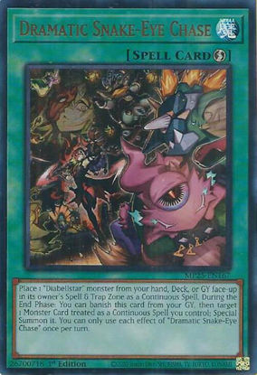 Dramatic Snake-Eye Chase - MP25-EN167 - Ultra Rare 1st Edition
