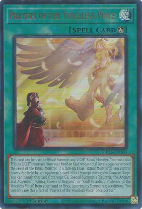 Prayers of the Voiceless Voice - MP25-EN169 - Ultra Rare 1st Edition