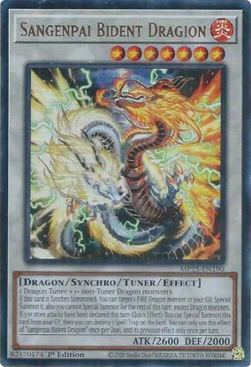 Sangenpai Bident Dragion - MP25-EN190 - Ultra Rare 1st Edition