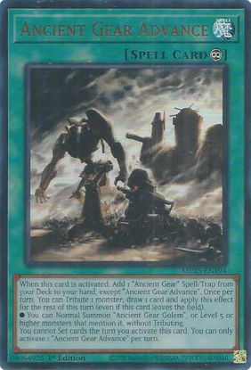 Ancient Gear Advance - MP25-EN194 - Ultra Rare 1st Edition