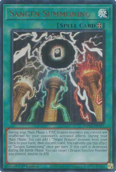 Sangen Summoning - MP25-EN197 - Ultra Rare 1st Edition