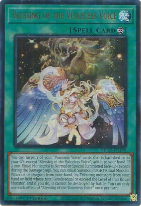 Blessing of the Voiceless Voice - MP25-EN198 - Ultra Rare 1st Edition