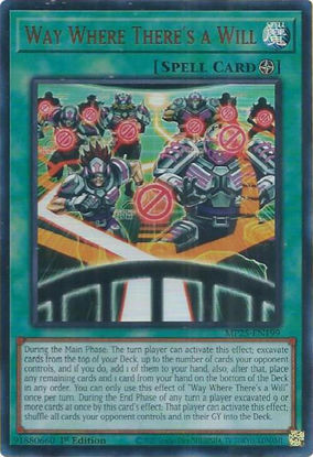 Way Where There's a Will - MP25-EN199 - Ultra Rare 1st Edition