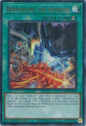 Rekindling the Ashened - MP25-EN205 - Ultra Rare 1st Edition