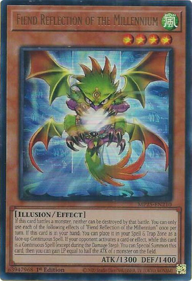 Fiend Reflection of the Millennium - MP25-EN210 - Ultra Rare 1st Edition