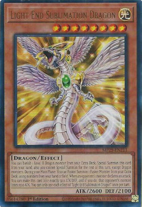 Light End Sublimation Dragon - MP25-EN211 - Ultra Rare 1st Edition