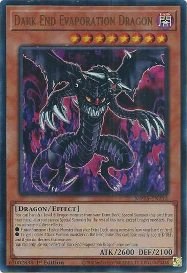 Dark End Evaporation Dragon - MP25-EN212 - Ultra Rare 1st Edition