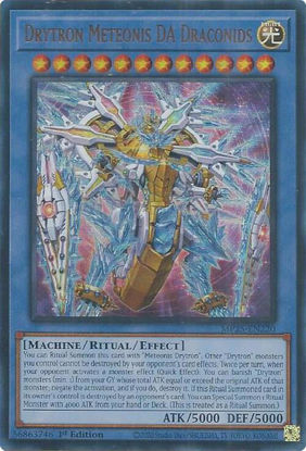 Drytron Meteonis DA Draconids - MP25-EN220 - Ultra Rare 1st Edition