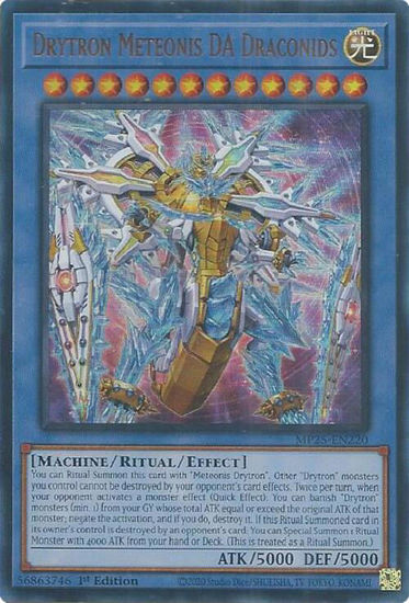 Drytron Meteonis DA Draconids - MP25-EN220 - Ultra Rare 1st Edition