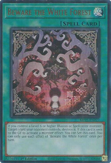 Beware the White Forest - MP25-EN227 - Ultra Rare 1st Edition