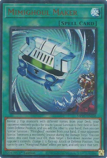 Mimighoul Maker - MP25-EN238 - Ultra Rare 1st Edition