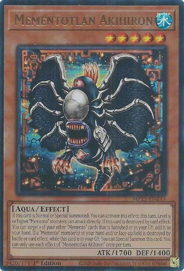 Mementotlan Akihiron - MP25-EN243 - Ultra Rare 1st Edition
