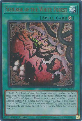 Scourge of the White Forest - MP25-EN250 - Ultra Rare 1st Edition